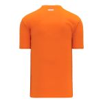 Athletic Knit BA1347-064 Two Button Baseball Jersey - Orange - Rear