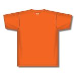 Athletic Knit BA1347-064 Two Button Baseball Jersey - Orange - Rear
