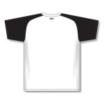 Athletic Knit BA1375-222 Pullover Baseball Jersey - White/Black - Rear