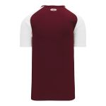 Athletic Knit BA1375-233 Pullover Baseball Jersey - Maroon/White - Rear