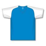 Athletic Knit BA1375-289 Pullover Baseball Jersey - Pro Blue/White - Front