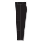 Athletic Knit BA1380-001 Pro Baseball Pants - Black - Left