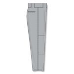 Athletic Knit BA1380-012 Pro Baseball Pants - Grey - Right
