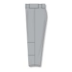Athletic Knit BA1385L-012 Pro Baseball Pants - Grey - Left
