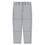 Athletic Knit BA1390-012 Pro Baseball Pants - Grey - Front