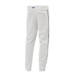 Athletic Knit BA1391-207 Pro Baseball Pants - White/Royal - Rear