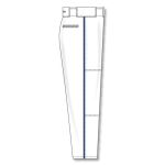 Athletic Knit BA1391-207 Pro Baseball Pants - White/Royal - Right