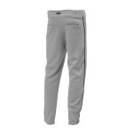 Athletic Knit BA1391-822 Pro Baseball Pants - Grey/Black - Rear