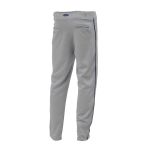 Athletic Knit BA1391-826 Pro Baseball Pants - Grey/Navy - Rear