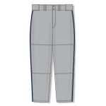 Athletic Knit BA1391-826 Pro Baseball Pants - Grey/Navy - Front