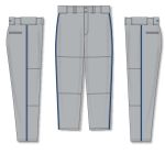 Athletic Knit BA1391-827 Pro Baseball Pants - Grey/Royal - Full