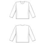 Athletic Knit BA1900-000 Baseball Long Sleeve Shirt - White - Full