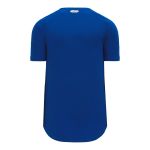 Athletic Knit BA5200-002 Full Button Baseball Jersey - Royal - Rear