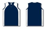 Athletic Knit BA601L-216 Women's Baseball Jersey - Navy/White - Full