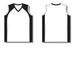 Athletic Knit BA601L-222 Women's Baseball Jersey - White/Black - Full