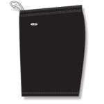 Athletic Knit BAS1300-001 Baseball Shorts - Black - Left