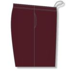 Athletic Knit BAS1700-009 Baseball Shorts - Maroon - Right
