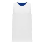 Athletic Knit BR1105-206 League Basketball Jersey - Royal/White - Rear