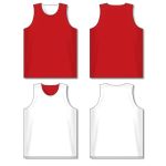 Athletic Knit BR1105-208 League Basketball Jersey - Red/White - Full