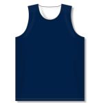 Athletic Knit BR1105-216 League Basketball Jersey - Navy/White - Front