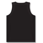 Athletic Knit BR1105-221 League Basketball Jersey - Black/White - Rear
