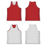 Athletic Knit BR1302-208 League Basketball Jersey - Red/White - All