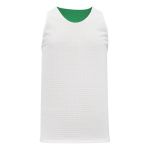 Athletic Knit BR1302-210 League Basketball Jersey - Kelly/White - Rear