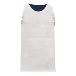 Athletic Knit BR1302-216 League Basketball Jersey - Navy/White - Rear