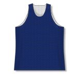 Athletic Knit BR1302-216 League Basketball Jersey - Navy/White - Front