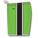 Athletic Knit BS1735-107 Pro Basketball Shorts - Lime Green/Black/White - Left