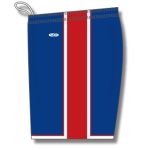 Athletic Knit BS1735-333 Pro Basketball Shorts - Royal/Red/White - Left