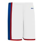 Athletic Knit BS1735-335 Pro Basketball Shorts - White/Royal/Red - Rear
