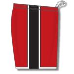 Athletic Knit BS1735-414 Pro Basketball Shorts - Red/Black/White - Right