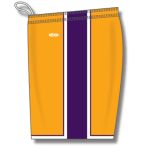 Athletic Knit BS1735-435 Pro Basketball Shorts - Gold/Purple/White - Left