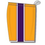 Athletic Knit BS1735-435 Pro Basketball Shorts - Gold/Purple/White - Right