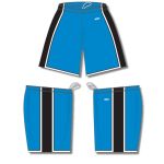 Athletic Knit BS1735-444 Pro Basketball Shorts - Pro Blue/Black/White - Full