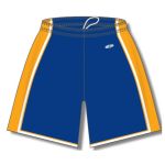 Athletic Knit BS1735-447 Pro Basketball Shorts - Royal/Gold/White - Front