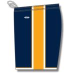 Athletic Knit BS1735-460 Pro Basketball Shorts - Navy/Gold/White - Left