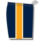 Athletic Knit BS1735-460 Pro Basketball Shorts - Navy/Gold/White - Right