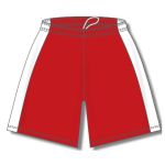 Athletic Knit BS9145-208 Pro Basketball Shorts - Red/White - Front