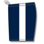 Athletic Knit BS9145-216 Pro Basketball Shorts - Navy/White - Left