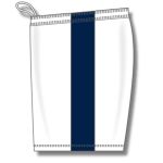 Athletic Knit BS9145-217 Pro Basketball Shorts - White/Navy - Left