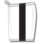Athletic Knit BS9145-222 Pro Basketball Shorts - White/Black - Left