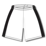 Athletic Knit BS9145-222 Pro Basketball Shorts - White/Black - Front