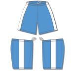 Athletic Knit BS9145-227 Pro Basketball Shorts - Sky/White - Full