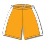 Athletic Knit BS9145-236 Pro Basketball Shorts - Gold/White - Front