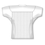 Athletic Knit F810-000 Pro Football Jersey - White - Rear
