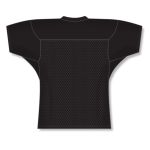 Athletic Knit F810-001 Pro Football Jersey - Black - Rear