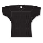 Athletic Knit F810-001 Pro Football Jersey - Black - Front