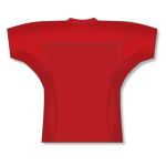Athletic Knit F810-005 Pro Football Jersey - Red - Rear
